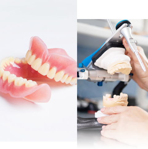 歯科医師・専属歯科技工士の連携でオーダーメイドの快適な義歯づくり